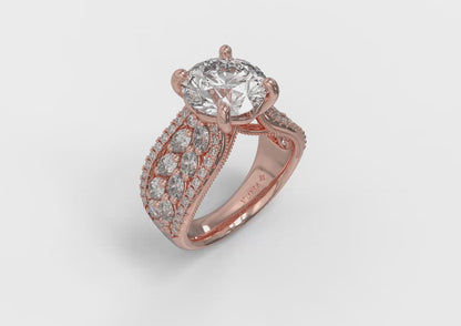 Matching Band for Extravagance Engagement Ring