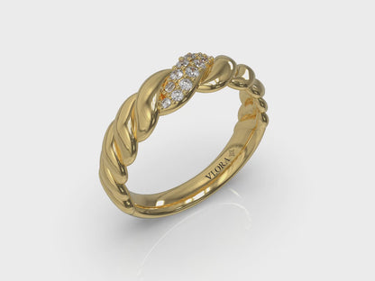 Delicate Twist Ring