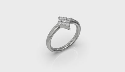 Diamond Cluster Vlora Star Ring