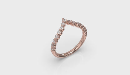 Diamond Chevron Ring