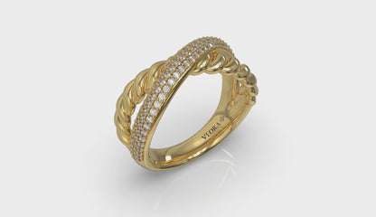 Twist Crossed Ring