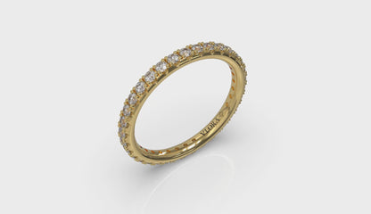 Slim Pave Eternity Ring