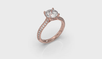 Harmony Hidden Halo Engagement Ring