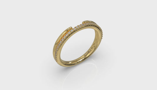 Open Pavé Diamond Band