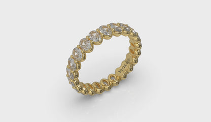 Luminous Oval Eternity Ring