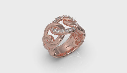 Diamond Interlaced Ring