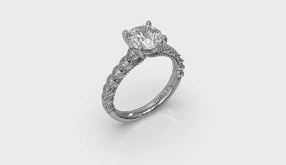 Modern Vintage Engagement Ring