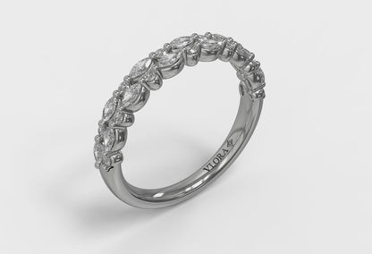 Marquise and Round Stackable Band