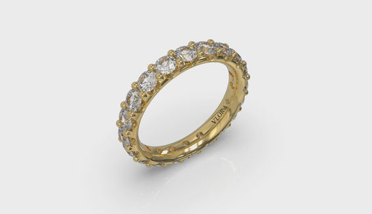 Dramatic Pave Eternity Ring
