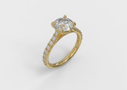 Matching Band for Classic Cathedral Engagement Ring