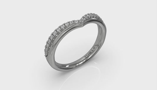 Double Chevron Contoured Band