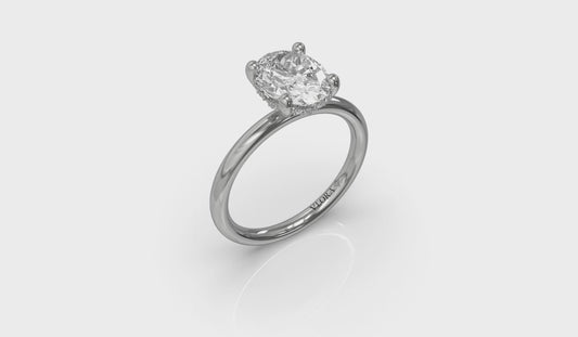 Promise Solitaire Oval Engagement Ring