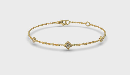 Diamond Multi Vlora Star Bracelet