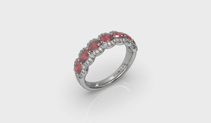Diamond and Ruby Statement Ring