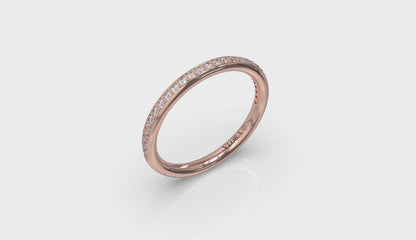 Channel Set Diamond Band