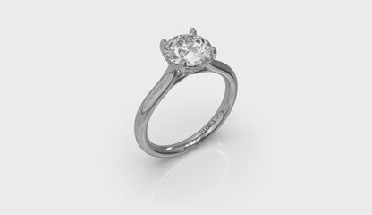 Elegant Classic Solitaire Engagement Ring