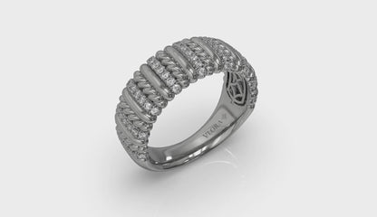 Diamond Rope Ring