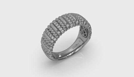 Diamond Rope Ring