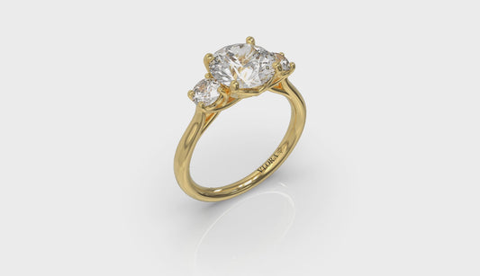 Timeless Trio Three Stone Engagement Ring