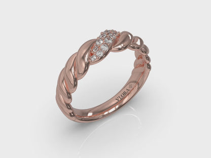 Delicate Twist Ring