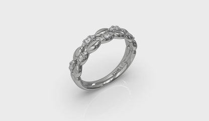 Diamond Marquise Link Band