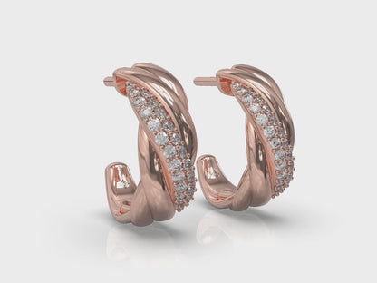 Twist Hoop Earrings