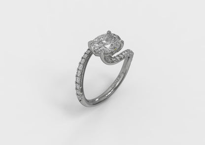 Celestial Engagement Ring