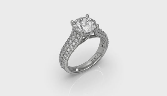 Ravishing Round Engagement Ring