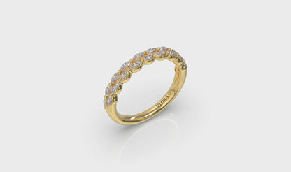Double Marquise Stackable Band