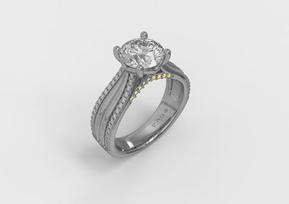 Matching Band for Cathedral of Joy Engagement Ring