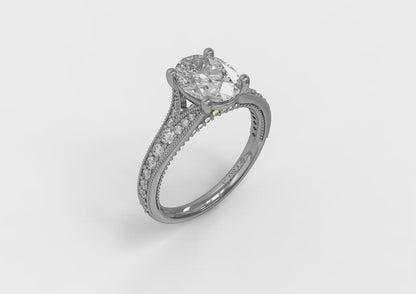 Matching Band for Grace Oval Engagement Ring