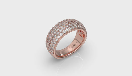 Diamond Multi-Row Statement Ring
