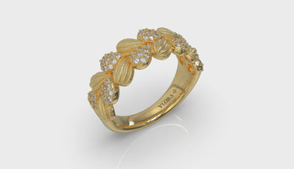 Scalloped Ring with Satin Finish