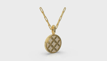 Star Diamonds and Diamond Pendant Necklace