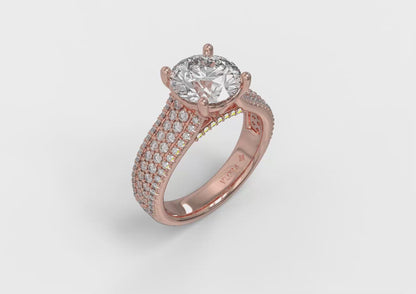 Matching Band for Majestic Statement Engagement Ring