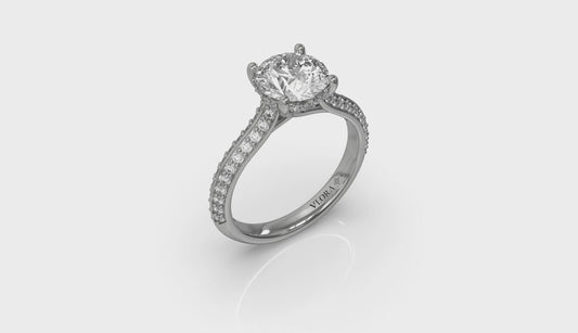 Harmony Hidden Halo Engagement Ring