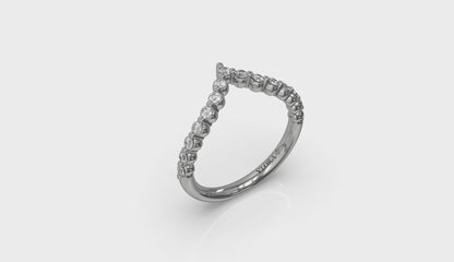 Diamond  Chevron Ring