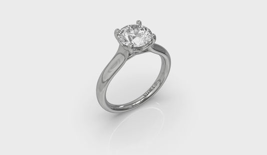 Classic Cathedral Solitaire Engagement Ring