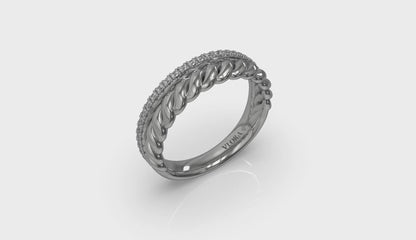 Twist Double Ring