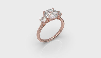 Timeless Trio Three Stone Engagement Ring