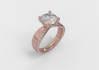 Matching Band for Arc Engagement Ring