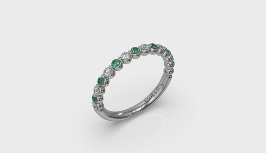 Diamond and Emerald Ring