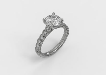 Matching Band for Modern Vintage Engagement Ring