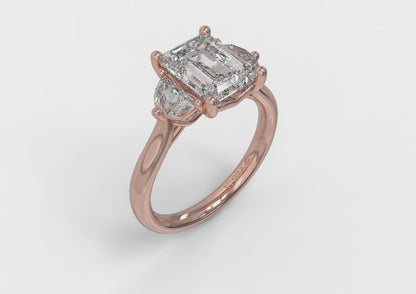 Matching Band for the Timeless Harmony Engagement Ring