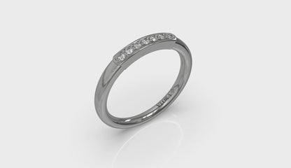 Diamond Line Stackable Band