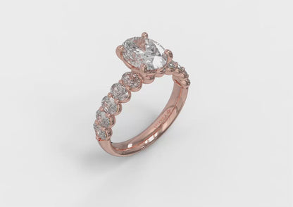 Matching Band for Eternal Oval Engagement Ring
