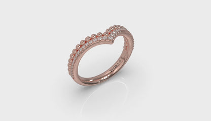 Beaded Contoured Band