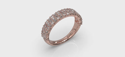 Multi Baguette and Round Diamond Ring