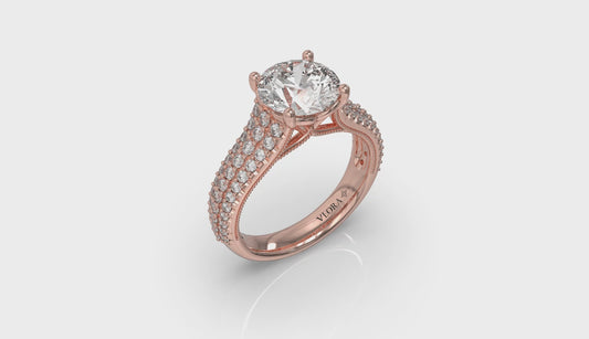 Ravishing Round Engagement Ring